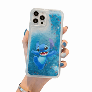 Coque Stitch à paillettes pour iPhone