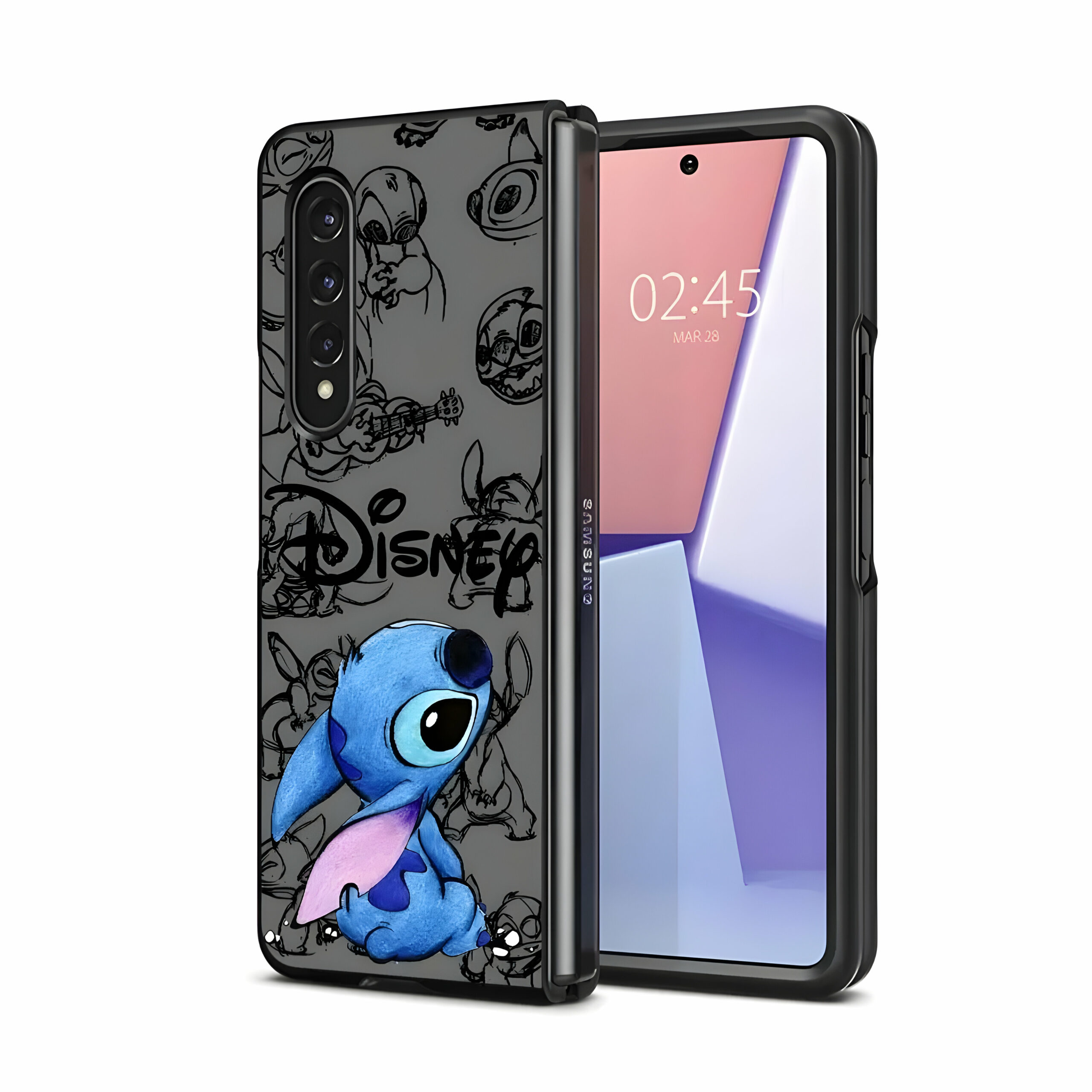 Coque Disney Stitch Samsung Z Fold en Plastique – Image 8