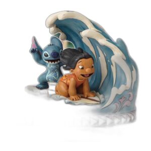 Figurine Stitch "Catch the Wave" esprit surf