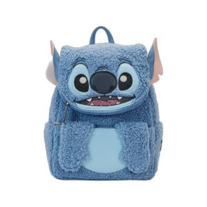 Mini sac à dos Stitch en peluche Sherpa