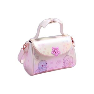 Sac à bandoulière nœud Stitch & Angel fleurs de cerisiers