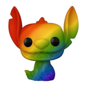 Figurine vinyle Stitch Pride arc-en-ciel 9 cm
