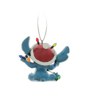 Stitch et les guirlandes lumineuses de Noël