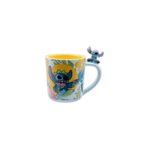 Mug anse 3D Stitch hawaïen