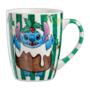 Mug Stitch vert Noël 450 ml