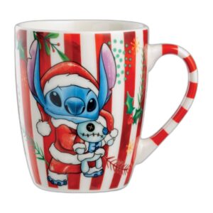 Mug Stitch Noël rouge 450 ml