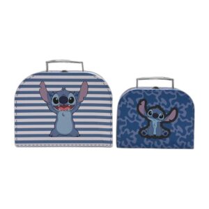 Lot de 2 valises de rangement Stitch