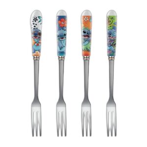 Lot de 4 fourchettes à dessert Stitch
