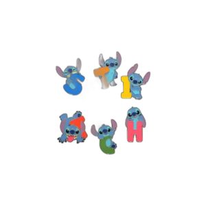 Pin's mystère Lettres et Poses de Stitch