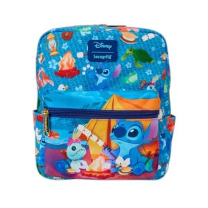 Mini sac carré nylon Stitch Camping Cuties