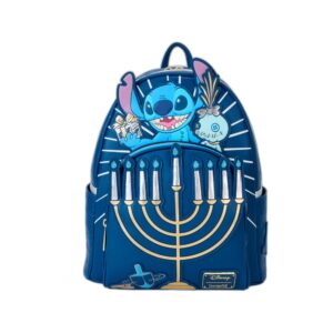 Mini sac à dos lumineux Stitch Hanukkah Menorah