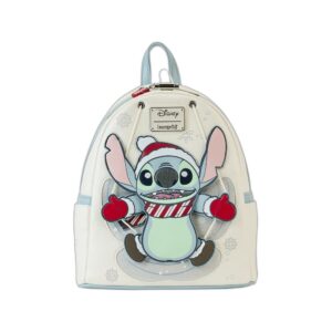 Mini sac à dos Stitch fait un ange dans la neige