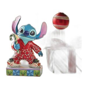Figurine Stitch en pyjama de Noël