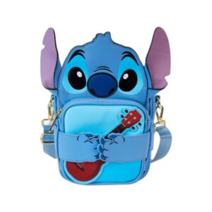 Sac bandoulière Stitch camping avec porte-monnaie