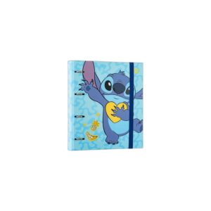 Classeur 4 anneaux premium Stitch Tropical