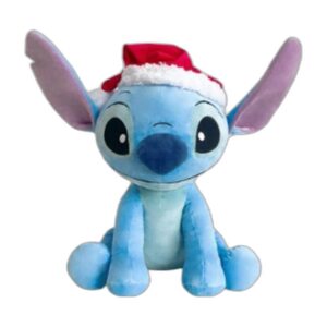 Peluche Stitch bonnet de Noël 50 cm