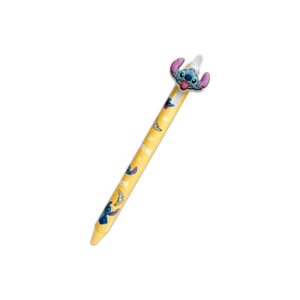 Stylo gel effaçable Stitch tropical jaune