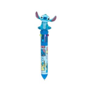 Stylo bille 10 couleurs motif Stitch