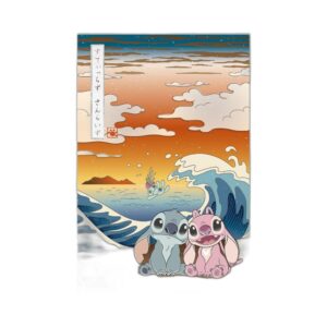 Poster Angel, Stitch & Scrump style Japon 61x91