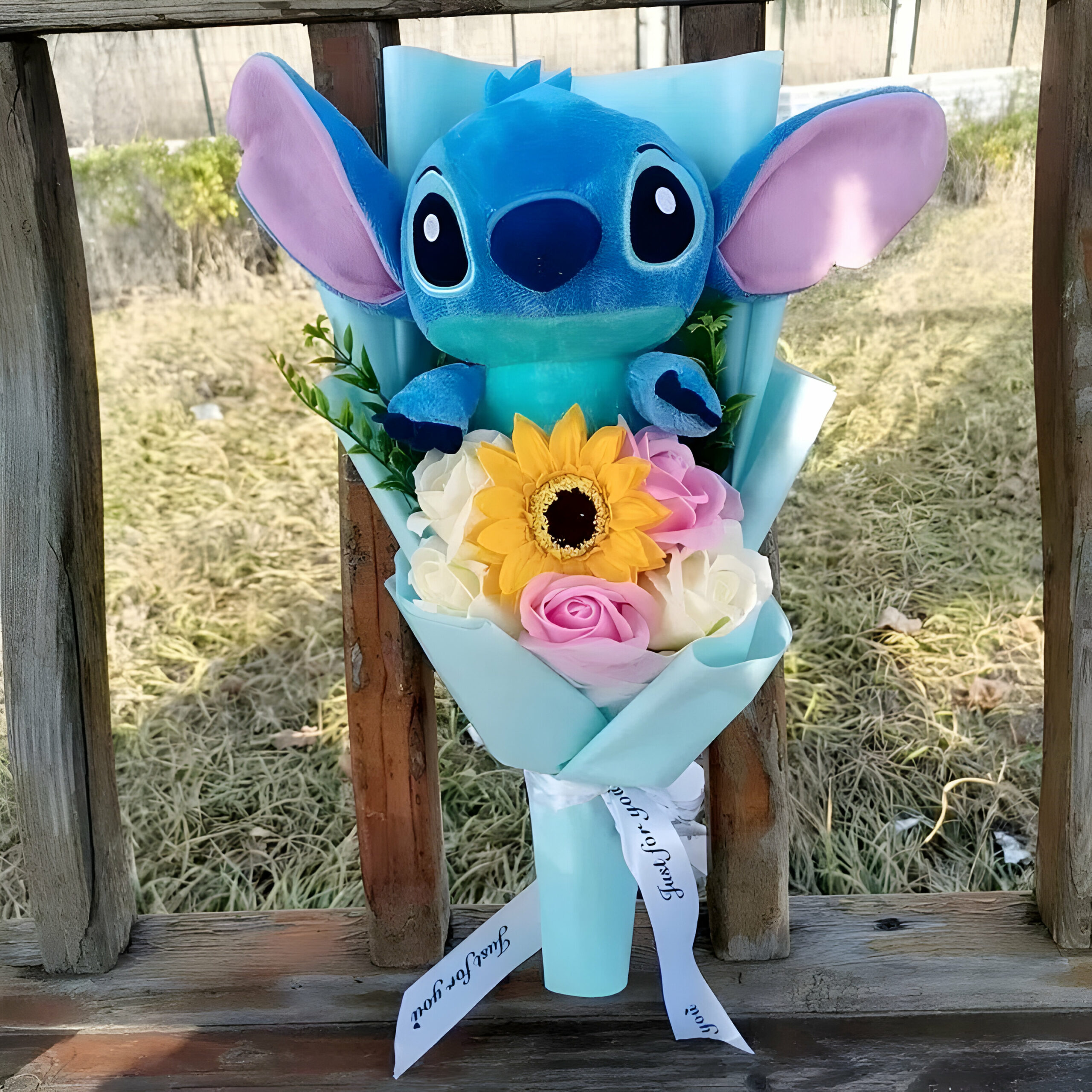 Bouquet Stitch Saint-Valentin 35-40 cm – Image 5